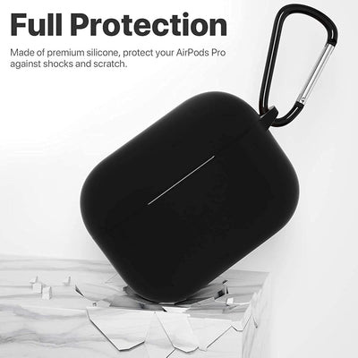 WearX Silicone Case for WearPods Pro 2 – Triple-Layer Shock Protection + Keychain Mount