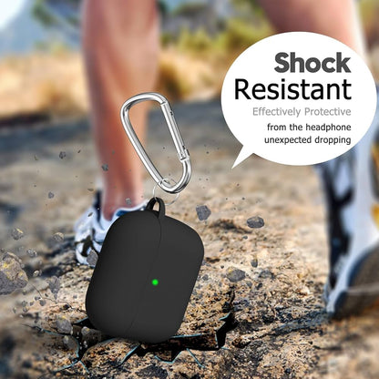WearX Silicone Case for – Triple-Layer Shock Protection + Keychain Mount ()